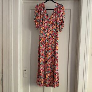 Floral V-Neck Dress